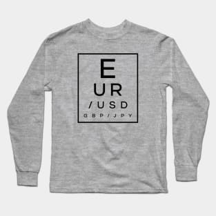 Forex Eye Exam Chart Long Sleeve T-Shirt